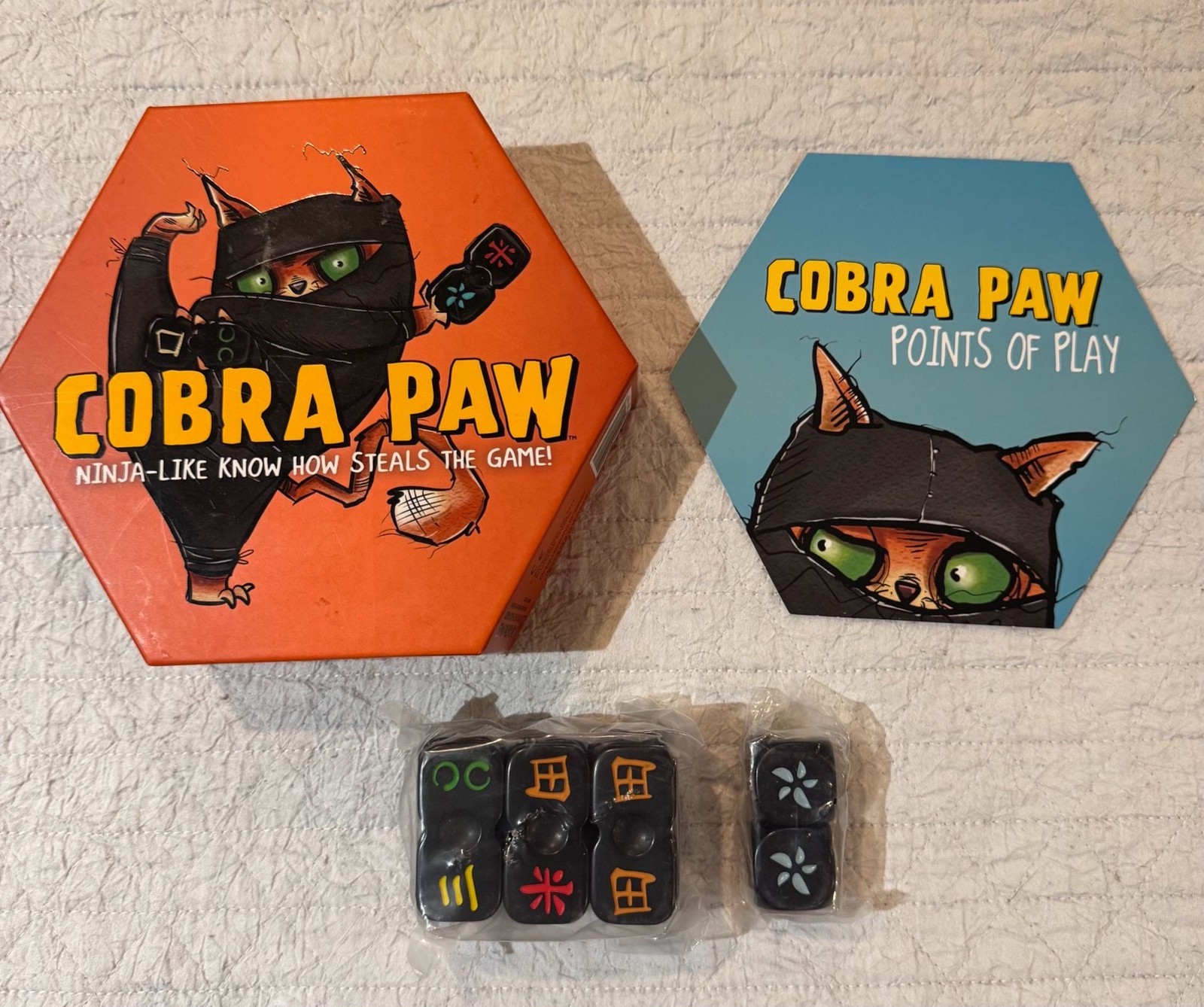 Cobra Paw Ninja Reflexes Tile-Snatching Board Game