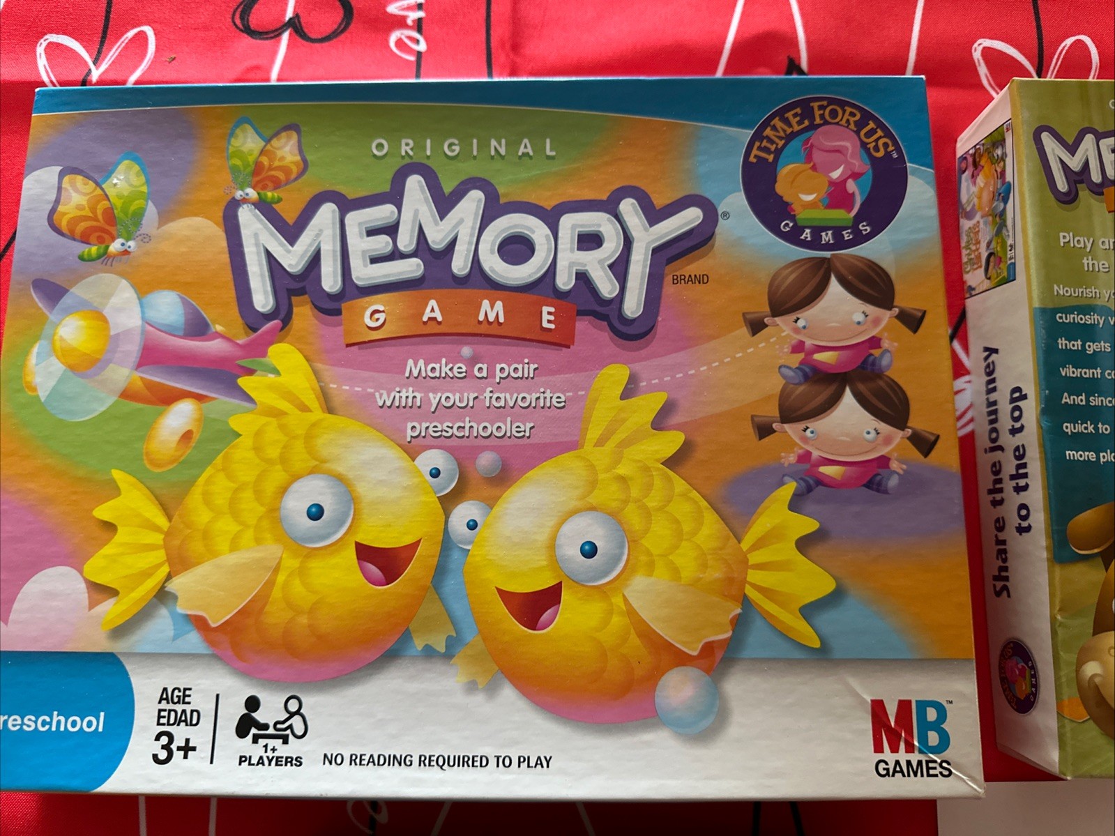 Original Memory Game Hasbro 2007 Preschool Ages 3 +, Complete