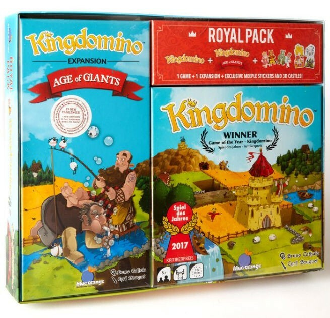 Kingdomino Royal Pack Original Kingdomino & Age Of Giants Expansion Games