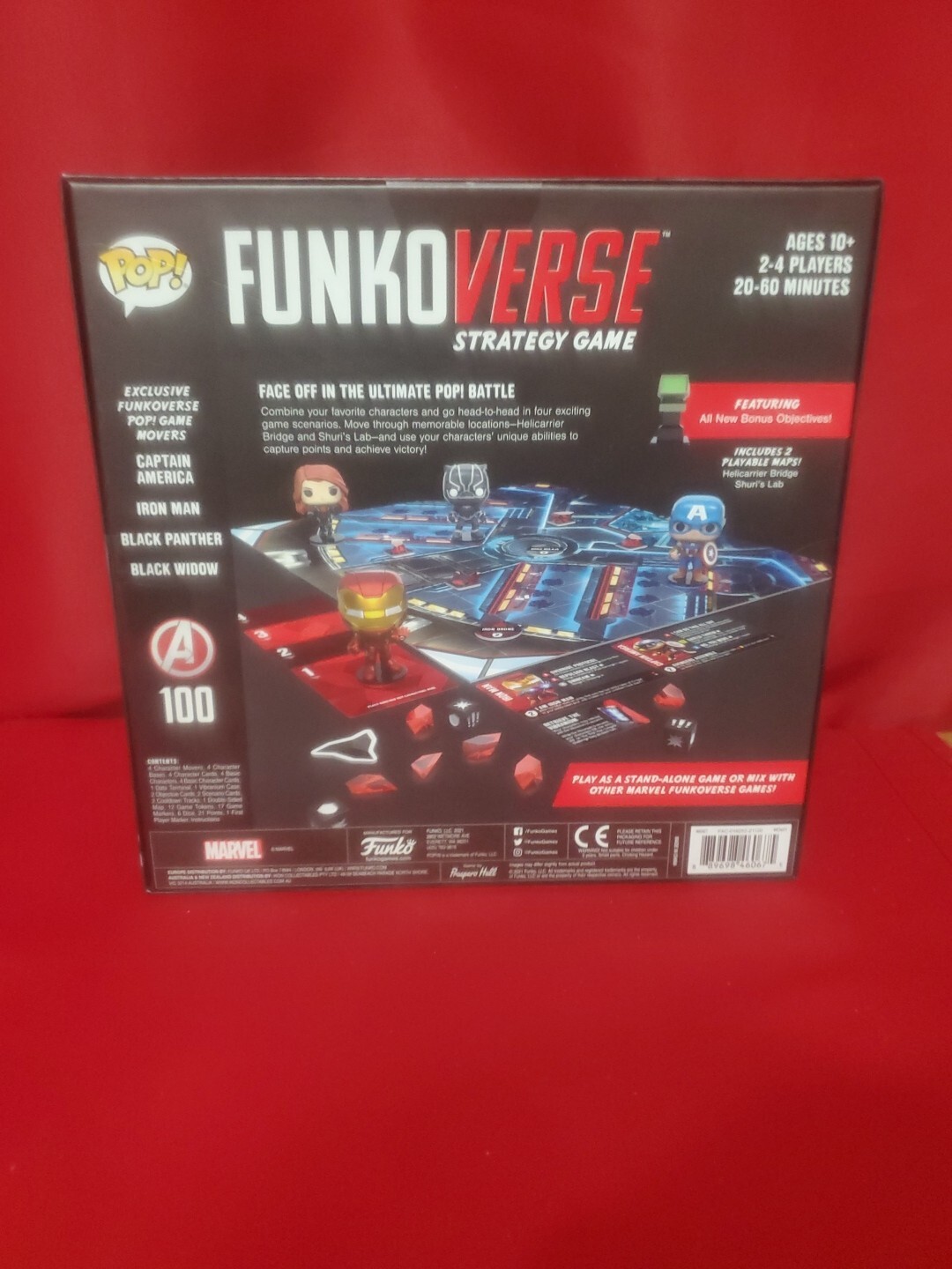 Funko Pop Games FUNKOVERSE MARVEL 100 4-Pack Strategy Game NEW SEALED CHASE