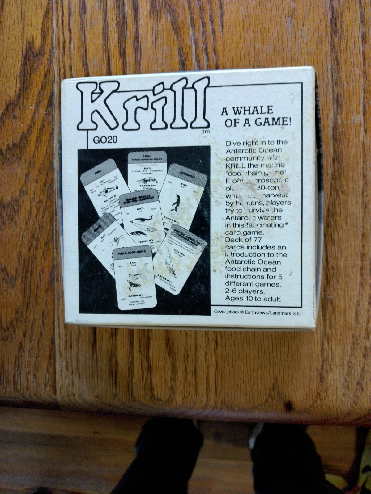 Krill A Whale Of A Game Ages 9 To Adult Complete Set Used
