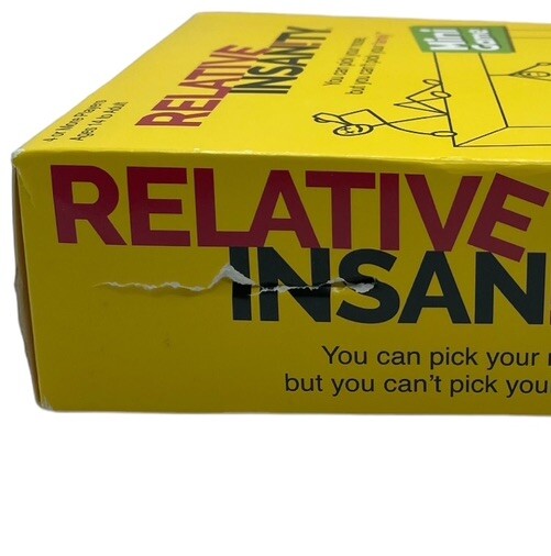 Relative Insanity Mini Game Ages 14 to Adult Requires 4+ Players – Travel Game
