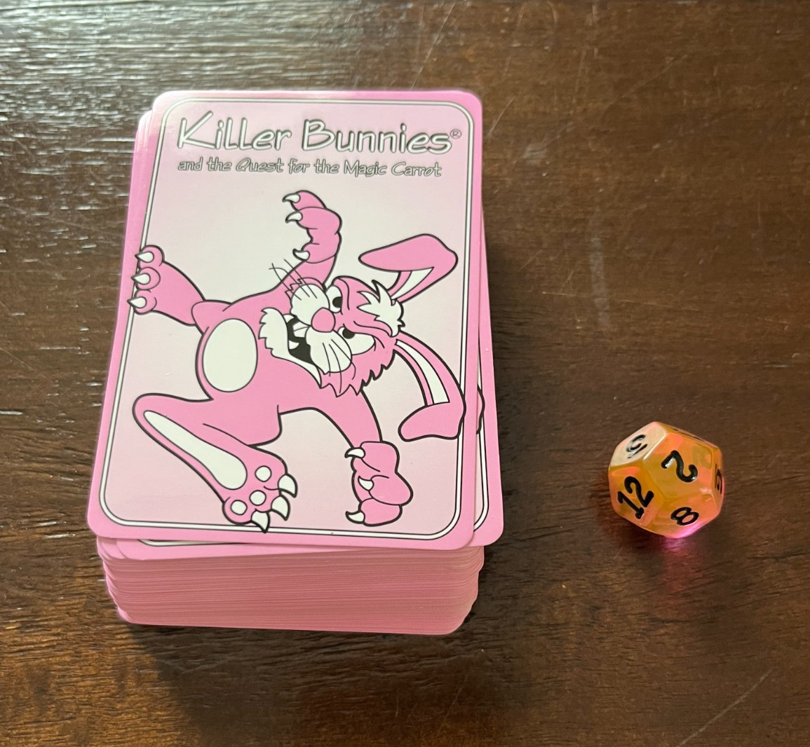 Killer Bunnies And The Quest For The Magic Carrot plus 5 Booster Decks