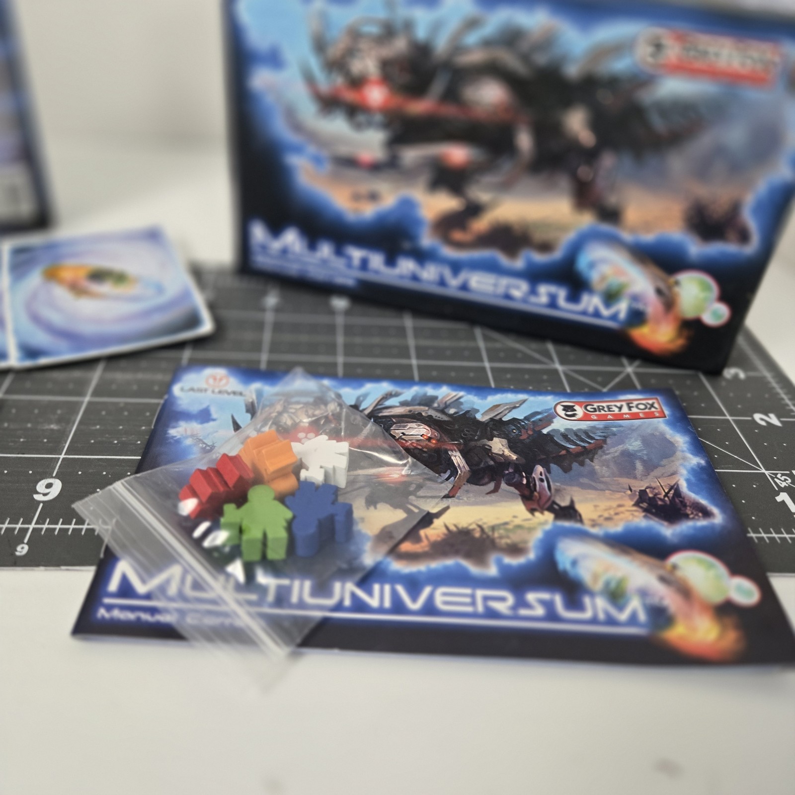 Multiversum Board Game Grey Fox Games Complete CIB Strategy Sci-Fi 1-5 Players