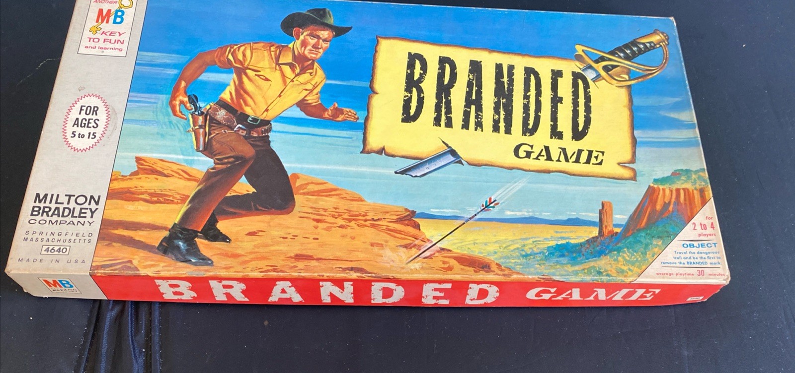 Branded Game (1966) by Milton Bradley #4640 Chuck Connors