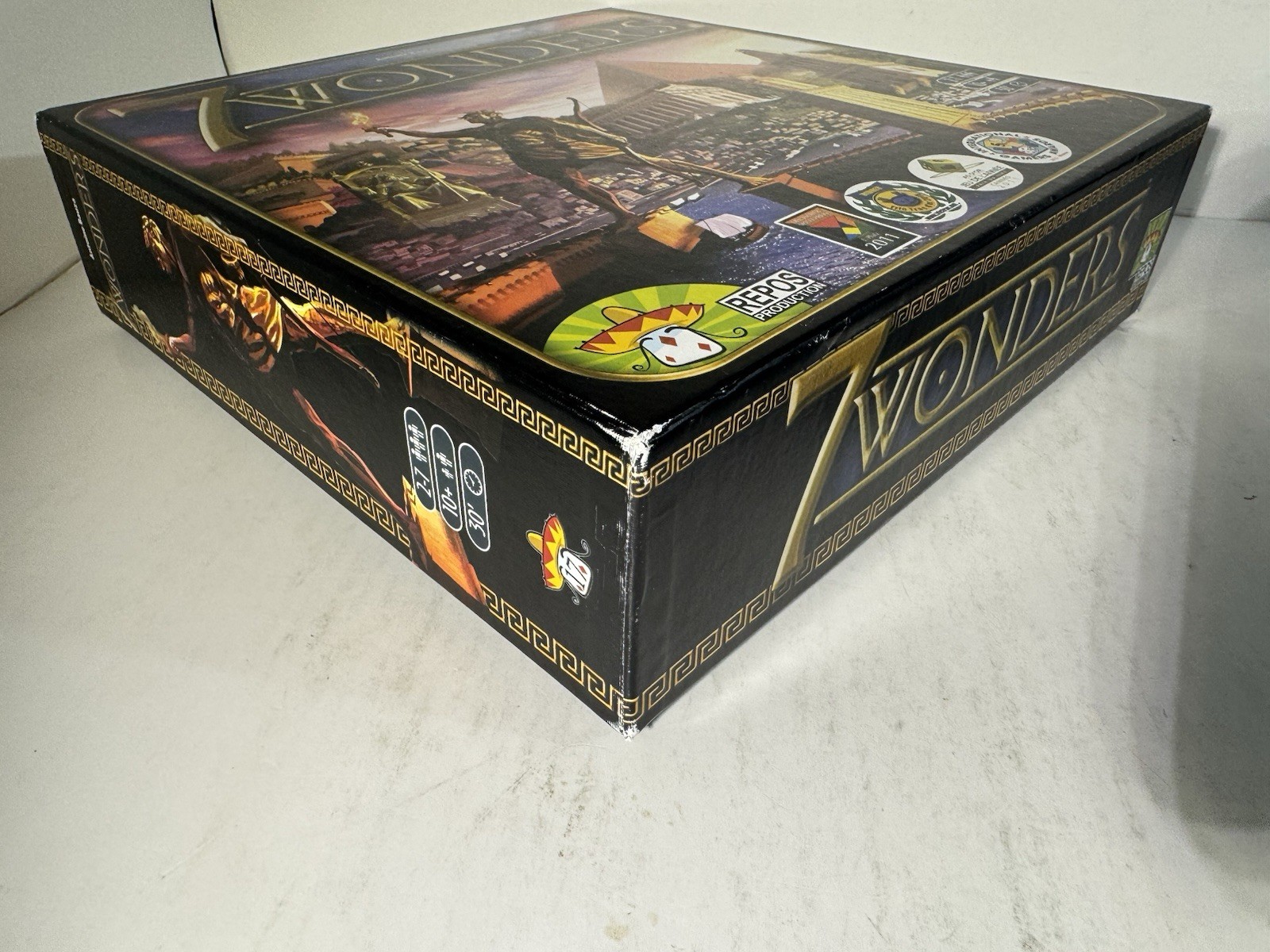 7 Wonders Board Game 2011 Repos Productions Antoine Bauza New Open Box