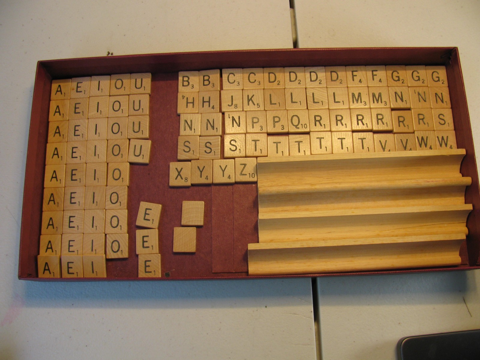 Vintage 1976 Selchow & Righter Co Scrabble Board Game Complete Set-Very Nice!