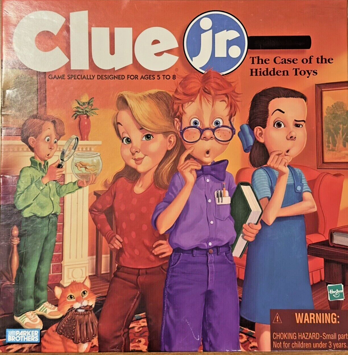 Hasbro Clue Jr The Case of the Hidden Toys Board Game Problem Solving Ages 5-8 y