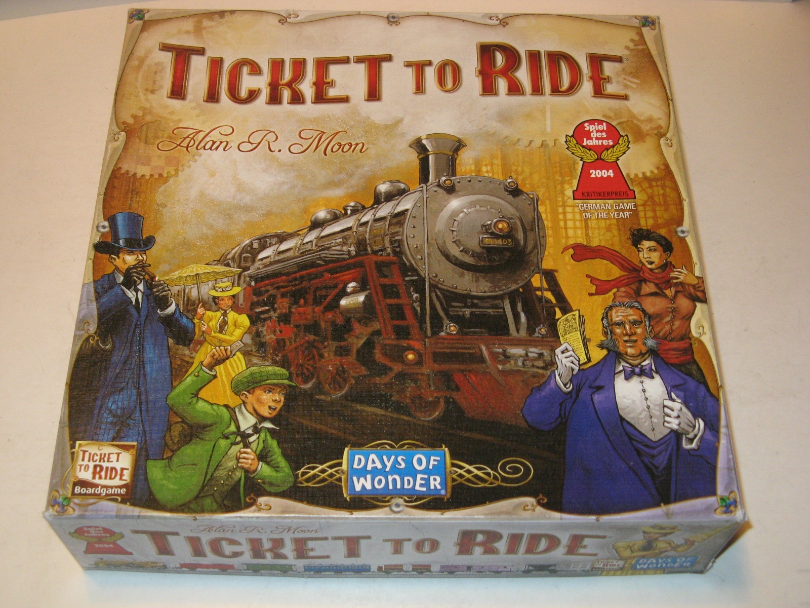 Ticket to Ride core base board game family kids Days of Wonder