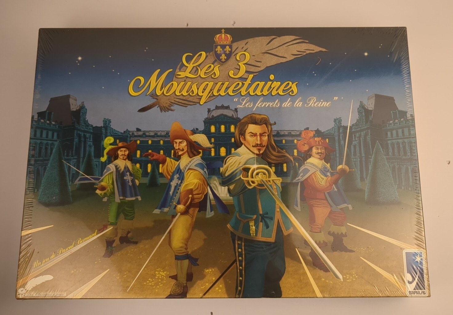 Les 3 Mousquetaires Board Game “Les ferrets de la Reine” SIRIUS Sealed NEW