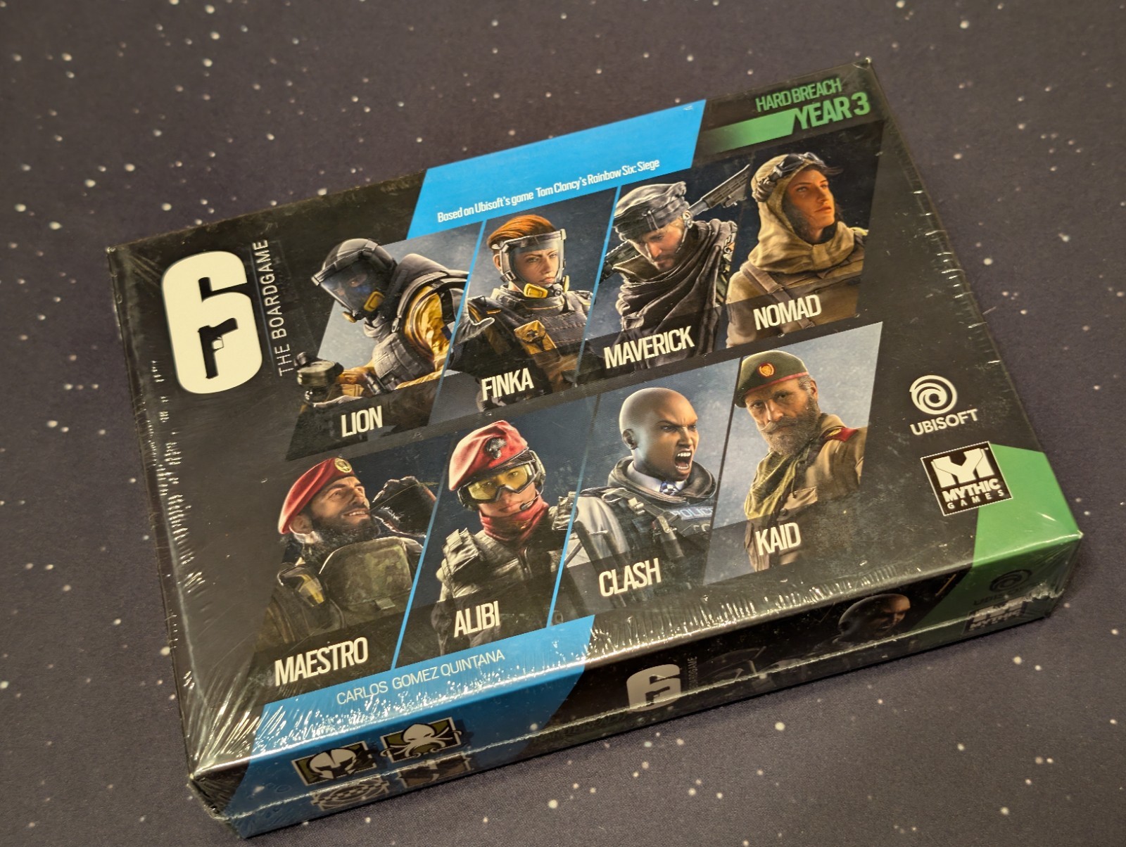 Rainbow Six 6 Siege Board Game Sealed Mythic Games Deluxe Storage Laser Playmat