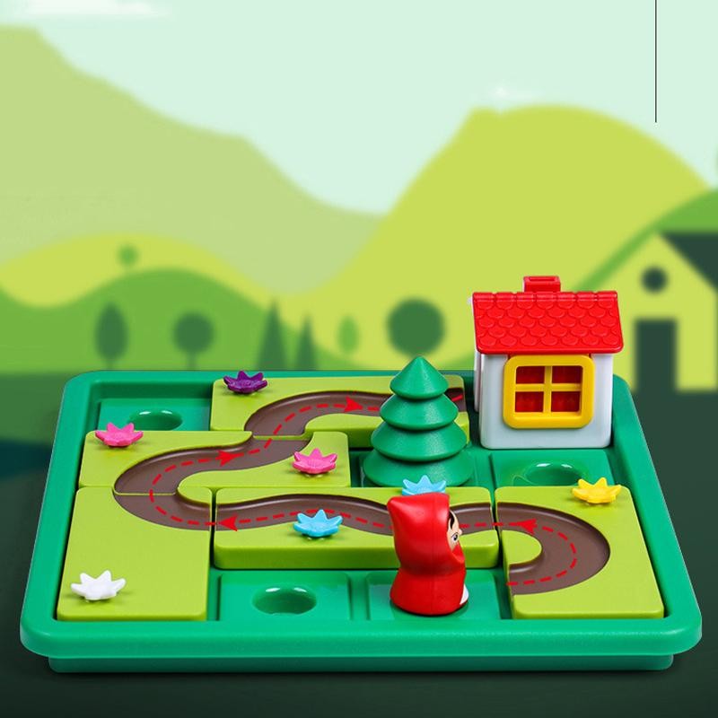 Fun Brain Game for Kids – Little Red Riding Hood Smart Logic Puzzle Toy