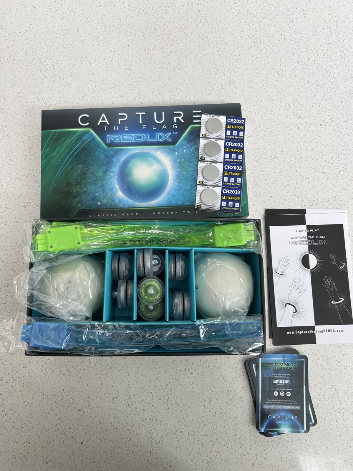 Capture the Flag REDUX – Glow-in-the-Dark Outdoor Game – Open Box