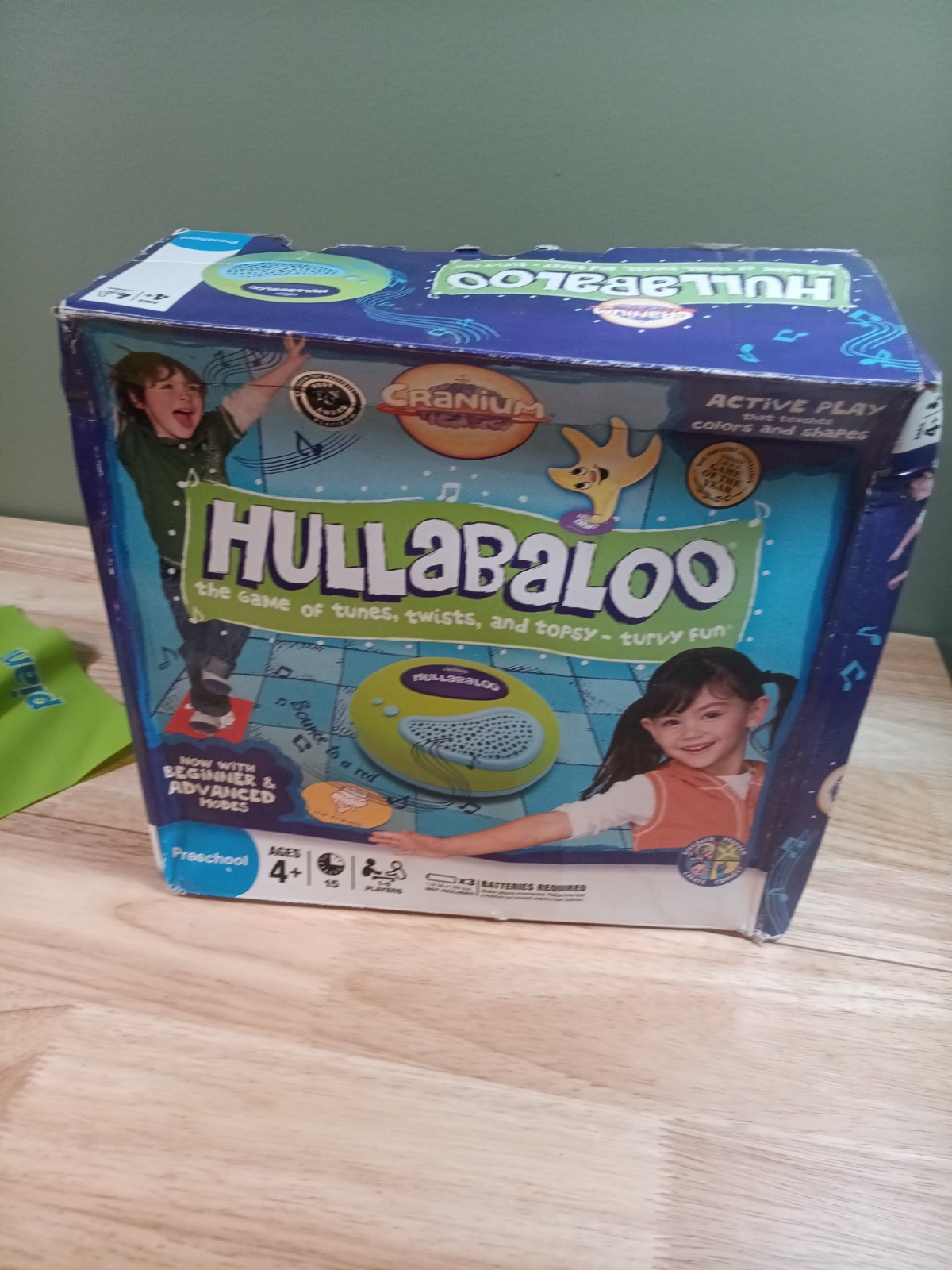 Vintage Cranium Hullabaloo Interactive Game Kids Tested Works Music Active