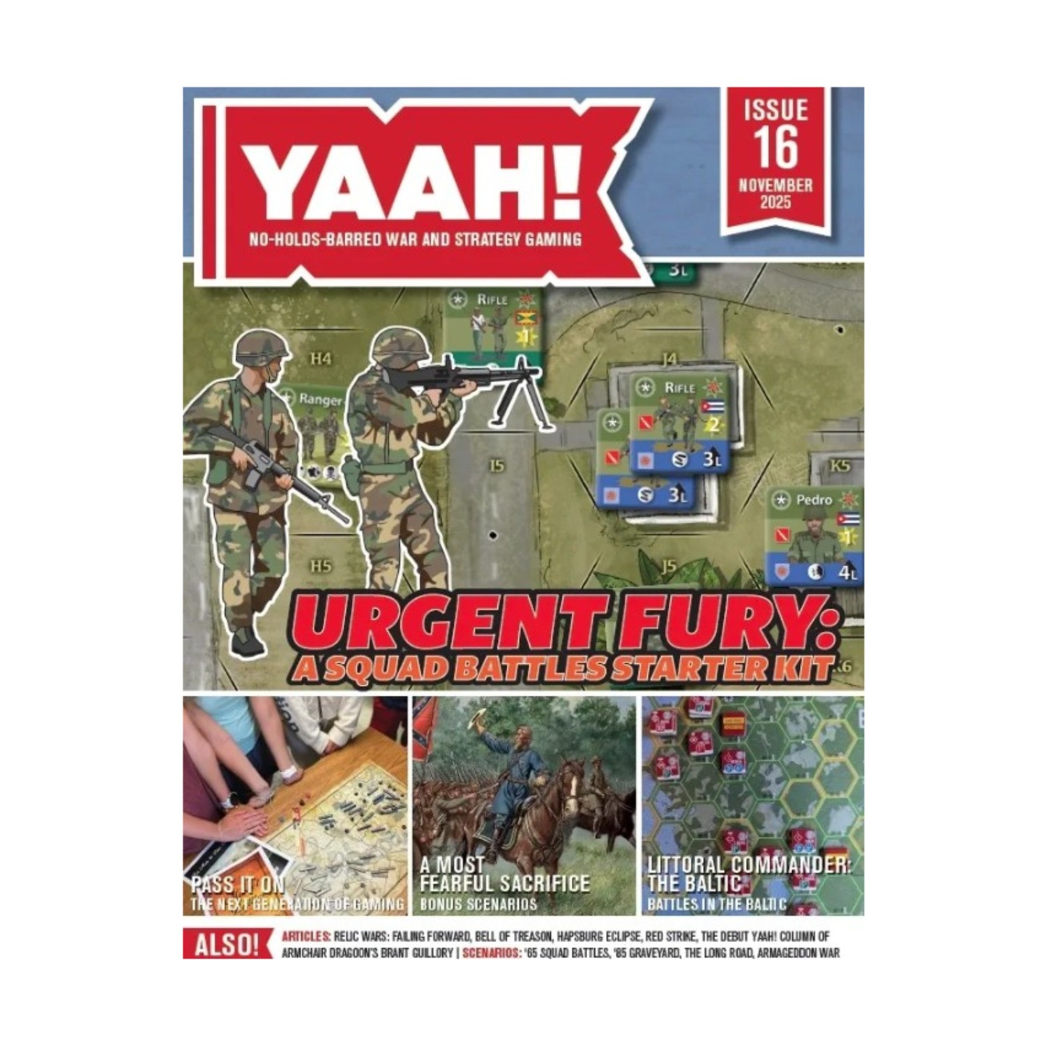 Flying Pig Yaah! Magazine #16 w/Urgent Fury Mag New