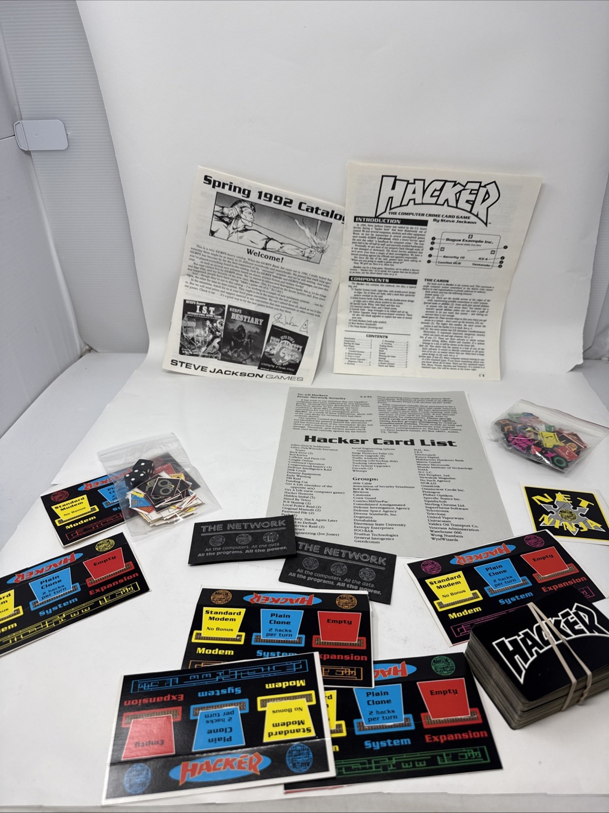 Steve Jackson Games Hacker The Computer Crime Card Game 1313